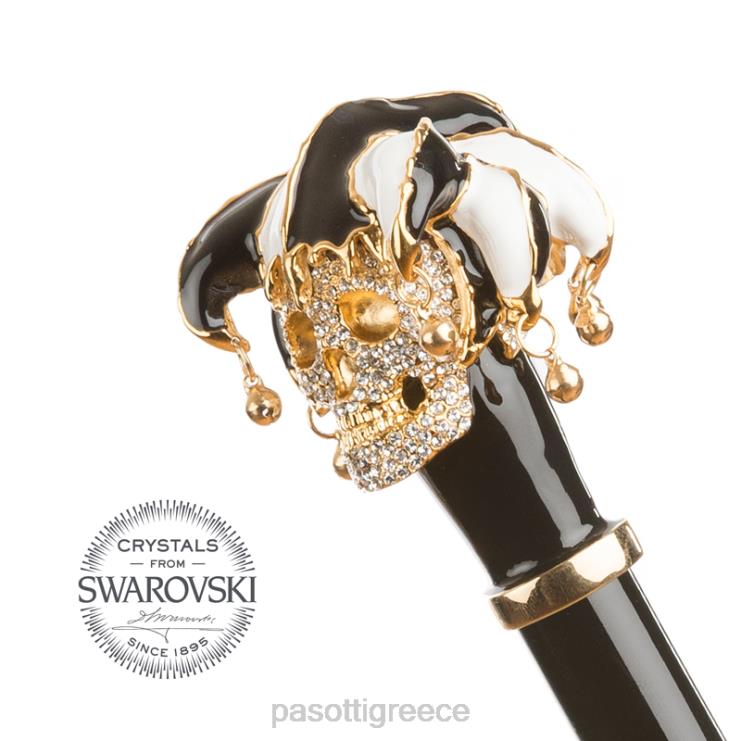 ομπρέλα | PASOTTI 479 oxf-18 k58 - ομπρέλα κρανίου jester swarovski 2N6B867 άνδρες